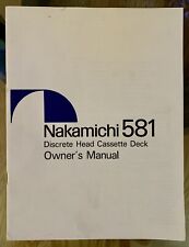 Nakamichi 581 cassette d'occasion  Expédié en France