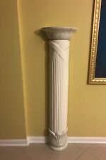 Columna grande griega romana pilar capital resina mármol diseño montaje en pared vintage , usado segunda mano  Embacar hacia Argentina