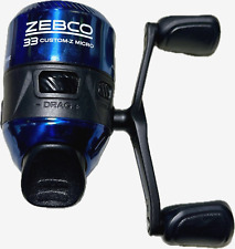 NOVO Carretel Micro Spincast Azul ZEBCO 33 CUSTOM Z Relação 4.3:1 com ALERTA DE MORDIDA comprar usado  Enviando para Brazil