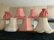 pink fabric lampshades for sale  STEVENAGE