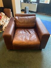 Habitat leather armchair for sale  ROSSENDALE