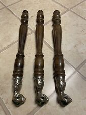 Antique Claw & Glass Ball Piano Stool Feet With Legs (lot Of 3) for sale  Shipping to South Africa