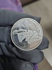 2021 $2 1 oz Niue New Zealand Mint Star Wars Millennium Falcon Silver coin segunda mano  Embacar hacia Argentina