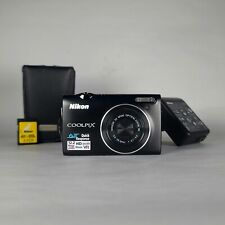 Nikon Coolpix S5100 12.1MP Digital Camera Black + Case + SD Card - Very Good!!  for sale  Shipping to South Africa