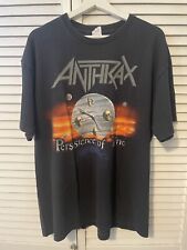 Camiseta Vintage Anthrax Persistence Of Time XL EE. UU. Thrash Metal Crossover HC RARA segunda mano  Embacar hacia Argentina
