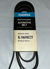 Serpentine belt k060825 for sale  Gibson City
