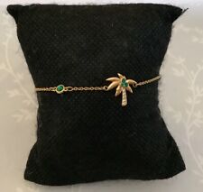 Gold Plated Swarovski Crystal Palm Tree Bracelet  for sale  Shipping to South Africa