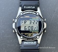 Relógio de pulso TIMEX Atlantis 100 Indiglo 100M resistente à água 40mm - Nova bateria, usado comprar usado  Enviando para Brazil