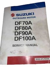 Used, 99500-87L00-01E Suzuki Outboard Motor Service Manual DF70A DF80A DF90A DF100A for sale  Shipping to South Africa