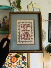 Vintage cross stitch for sale  Teton