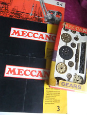 Meccano gears small for sale  CHESTERFIELD