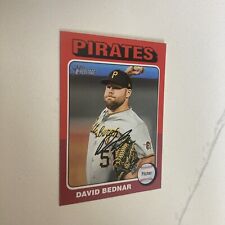 David Bednar 2024 Topps Heritage Red #44 Pirates for sale  Shipping to South Africa