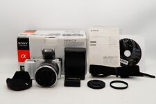 Câmera Digital Sony Alpha NEX-C3D 16.2MP Branca com Baterias Flash Sony 18-55mm comprar usado  Enviando para Brazil