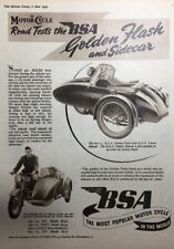 Bsa motorcycles golden for sale  EXETER