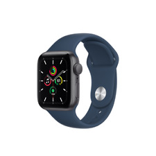 Apple Watch SE GPS - 40mm Silver Aluminum Case with Abyss Blue Sport Band, used for sale  Shipping to South Africa