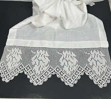 Vtg white linen for sale  Monroe