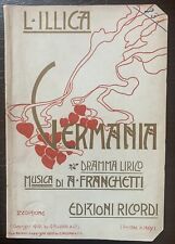 Libretto opera germania usato  Milano