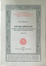 Studi gioviani 2vv usato  Italia