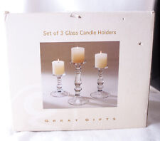 Glass candle holders for sale  Seattle