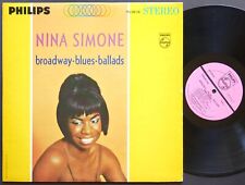 NINA SIMONE Broadway - Blues - Baladas LP PHILIPS PHS 600-148 EUA 1964 DG ST Jazz comprar usado  Enviando para Brazil