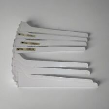 12 white shelf brackets for sale  Derby