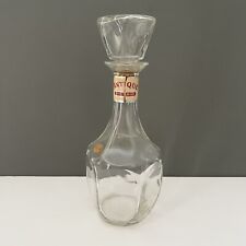 Vintage Antique Bourbon Whiskey Decanter Glass Bottle Empty for sale  Shipping to South Africa