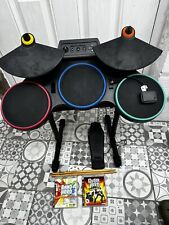 Guitar Hero World Tour PS3 Wireless Drum Kit Drums Controller & Game, used for sale  Shipping to South Africa