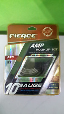 Fierce Car Audio Amp Power Hookup Kit 10 Gauge, used for sale  Shipping to South Africa