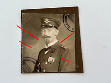 Foto Portrait, Ausweis Foto Marine Offizier, Roter Adler Orden, Schirmmütze, gebraucht gebraucht kaufen  Bönningstedt