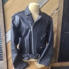 Black leather motorcycle for sale  Milton