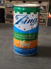 Vintage década de 1970? Lata de refrigerante de cereais sem álcool Zing, usado comprar usado  Enviando para Brazil