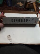 Instrumento de escritura vintage etiquetador Dingraph. Alemán usado como encontrado década de 1950 segunda mano  Embacar hacia Argentina