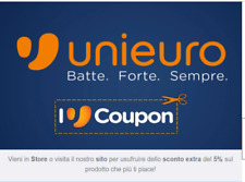 Unieuro coupon voucher usato  Roma