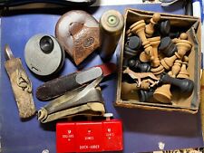 vintage antique estate junk drawer lot, leather cased items for sale  Shipping to South Africa