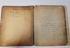 Caderno antigo com notas de receitas livro de receitas 20 de fevereiro de 1904 Chicago, Illinois comprar usado  Enviando para Brazil