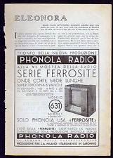 Phonola radio serie usato  Cirie