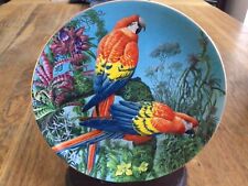 Macaw plate scarlet for sale  BALLYCLARE