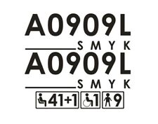 Sticker, aufkleber, decal - AUTOSAN SMYK A0909L na sprzedaż  PL