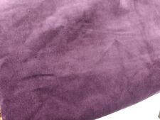 Aubergine velvet fabric for sale  CASTLE CARY