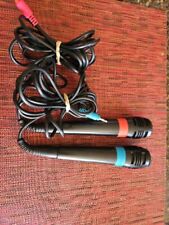 Set of 2 SingStar Microphones Tested Work for sale  Shipping to South Africa