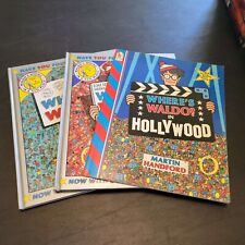 Where's Waldo, Where's Waldo Now y Where's Waldo In Hollywood. Juego de 3 libros. , usado segunda mano  Embacar hacia Argentina