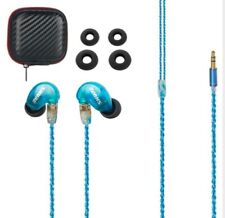 Fones de ouvido intra-auriculares estéreo profissional com isolamento de som SHURE SE215 SE 215 AZUL, usado comprar usado  Enviando para Brazil