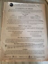 Vintage Spanish Guitar Method Lesson 1 by Sears 1938 for sale  Shipping to South Africa