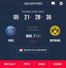 Place psg dortmund d'occasion  Clichy