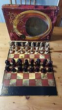 Lord Of The Rings Two Towers Antique Ivory & Chinese Lacquer Finish Chess Set. for sale  Shipping to South Africa