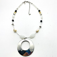 Mirrored pendant necklace for sale  Lawrenceville