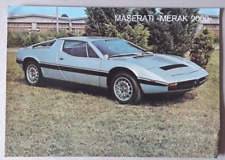 Maserati merak 2000 for sale  BOURNE