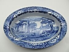 Used, VINTAGE SPODE DISH Blue and White Oven Dish  for sale  MIRFIELD