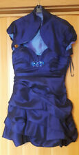 Kleid nachtblaues ballkleid gebraucht kaufen  Lauchhammer