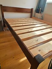 wooden double bed frame for sale  EPSOM